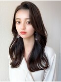 eri/ヨシンモリ/まとまり/ロングヘア/韓国巻き/かきあげスタイル