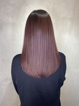 アンダーバーホワイトモデ 河内長野(_WHITE mode) ☆ 艶髪ピンクバイオレットカラー