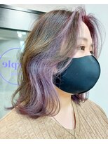 パープル(purple)&nbsp;インナーカラー　パープル