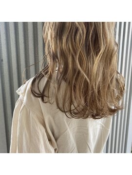 フォルテ 中田店 髪質改善 春カラー ベージュ