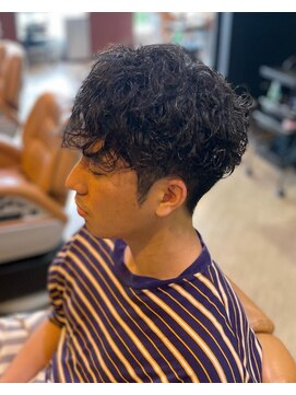 グッドマン バーバーショップ センリ(goodman barbar shop SENRI) 2ブロカーリーパーマ