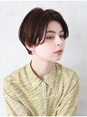マッシュショート/ハンサムショート/暗髪/上福岡