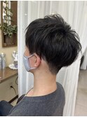 《見附　今町》メンズ　黒髪　刈り上げ