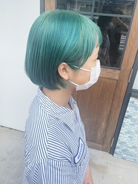 ミスターグッドモーニング(MR.GOOD MORNING) ミニボブグリーン