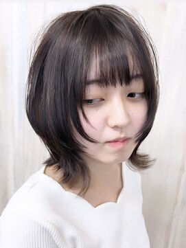 ヘアショップ ホップエム(HAIR SHOP HOP M) ウルフカット/ウルフ女子/顔周り