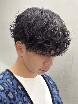 フィフス 栄(fifth) 波巻きスパイラルパーマツーブロックメンズマッシュ栄