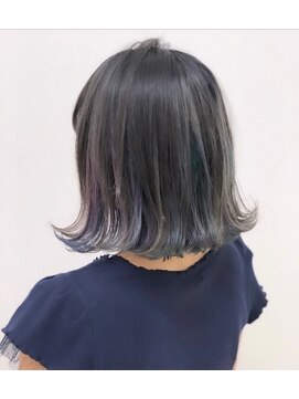 モアナバイヘッドライト 曽根店(Moana by HEADLIGHT) Moana【豊中曽根】#インナーカラー#ブリーチ#外はねボブ