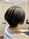 重めショートボブ