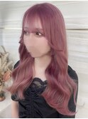 《chihina》ベビーピンク/ブリーチカラー/艶カラー/韓国/大宮