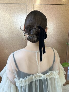 マティー(MATTY) タイトなシニヨンアレンジ