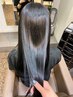 ＜最高級ケア＞ミネラル+液晶乳化縮毛矯正+修復材50ml（カット込）  ￥28,550