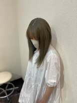 美容室 フォーリア Foglia 【Foglia坪來】ブリーチカラー×オリーブベージュ