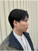 刈り上げない大人センターパート