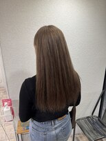 アジールヘア 所沢プロペ通り店(agir hair)&nbsp;ミルクティーベージュブリーチ似合わせカットメルティカラー所沢