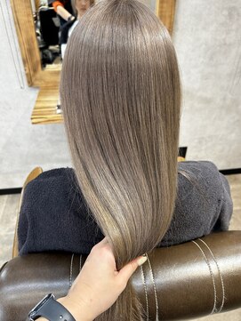 美容室 パドル(PADDLE) ミルクティーグレージュ