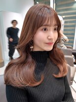 ライズ ネックス ザ サロン 渋谷(LIZE nex the salon)&nbsp;【MOE】韓国レイヤーカット×ブラウンベージュ