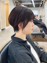 トト 船橋店(toto.)&nbsp;☆細めハイライトボブフェザーショートマロンベージュ[船橋]