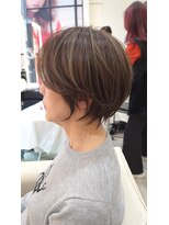 ウィル あべの店(WiLL) イメチェン丸みショートナチュラルボブ30代40代50代田嶋e