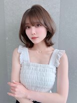 ロンド ブランシュ 錦糸町北口(Lond blanche)&nbsp;小顔に見せるヘアココアベージュ黒髪カタログ