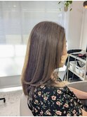 脱白髪染め/白髪活かしカラー　グレージュ