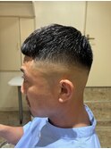 メンズバーバー風ショート