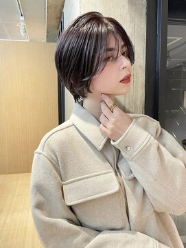 スク(SUKU) ハンサムショート×透明感カラー