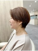 シャープショートヘア