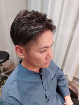 ジーナ 福岡藤崎(Zina) アップバングツーブロックスタイル