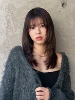 パール(PEAR+L)&nbsp;艶髪ブラウンレイヤーカット