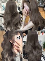 アマトウキョウスマートサロン(AMA TOKYO×Smart Salon)&nbsp;アッシュグレージュ  グレージュ 透明感カラー