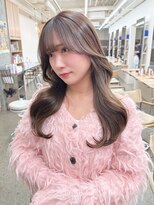 ミリ(mm) レイヤーカット オリーブベージュ カラー 韓国 髪質改善 仙台