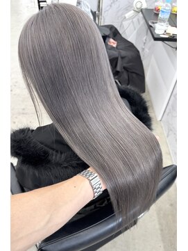 エゴル ナゴヤサカエ(ENGOL NAGOYA SAKAE) 新美蓮/シルバー/グレー/グレージュ/ブリーチ