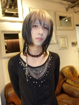 ブロック ジャポン(bloc japon) シャギーレイヤー メンズレイヤー ルーツカラー White color