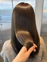 オーガニック リブ 川越(organic+live)&nbsp;春の抜け感◎赤み消しカラーロング×韓国風レイヤー