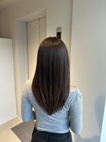 ムード(MOOD,)&nbsp;イメチェン/ピンクベージュ/アンブレラカラー/前髪/銀座駅