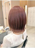 ブリーチ1回でピンクベージュに♪【インターパーク】