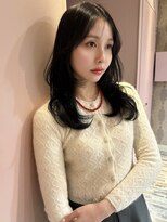 アクシス 栄店(`AXIS)&nbsp;馬渕ミルクティーブロンド/ダークブルー/デジタルパーマ/栄