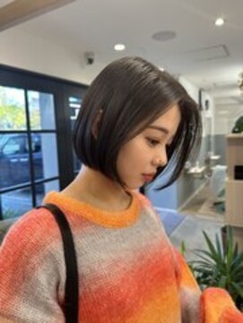 リサプラン(RISA plan) 乾かすだけでまとまるボブ≪西新店≫ストレート/暗髪/ミニボブ
