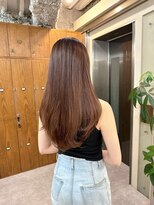 アリスバイアフロート 自由が丘(ALICe by AFLOAT) ◎ caramel brown でしっかりレイヤー