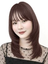 ゲーム 原宿店(GAME) レイヤーカット/透明感カラー/顔まわりカット/艶カラー