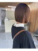 小顔似合わせボブ/高松/暗髪/ボブ/髪質改善/小顔/暗髪ボブ
