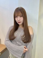 ロンドアベニール 北千住(Lond avenir)&nbsp;グレージュ/韓国風レイヤーカット/髪質改善/シースルーバング