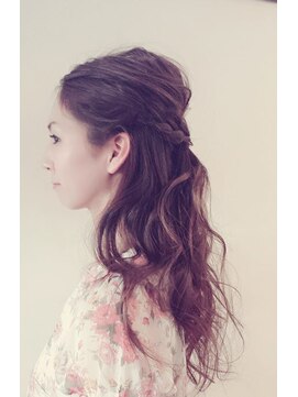 ヘア キィー(hair key) ハーフアップ
