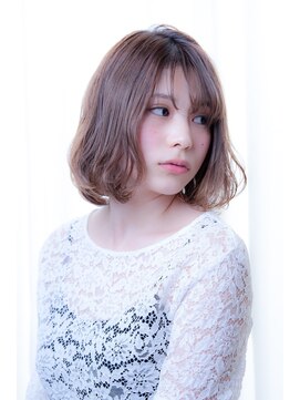 ウィルゴ(VIRGO) 【VIRGO】ほつれカールで大人こなれ感。フレンチボブ