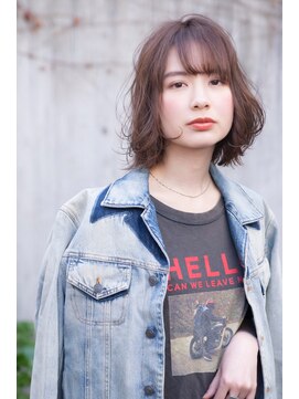 エイミー(Aimee) Aimee おフェロボブ×透けちゃうグレージュ