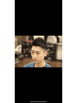 ボルド(MEN'S HAIR SALON BORDO) アップバンク×パーマ