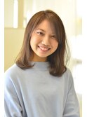 【adorable】大人上品☆小顔見えアシメバングでフェミディ♪