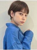 30代　40代　マッシュショート　小顔　ショートヘア　表参道