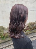 ＊ブリーチなしラズベリーピンクブラウンこっくりピンクベージュ