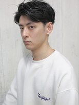 バース(BIRTH)&nbsp;天神【BIRTH】サイドパート×耳掛けミックスパーマ　2